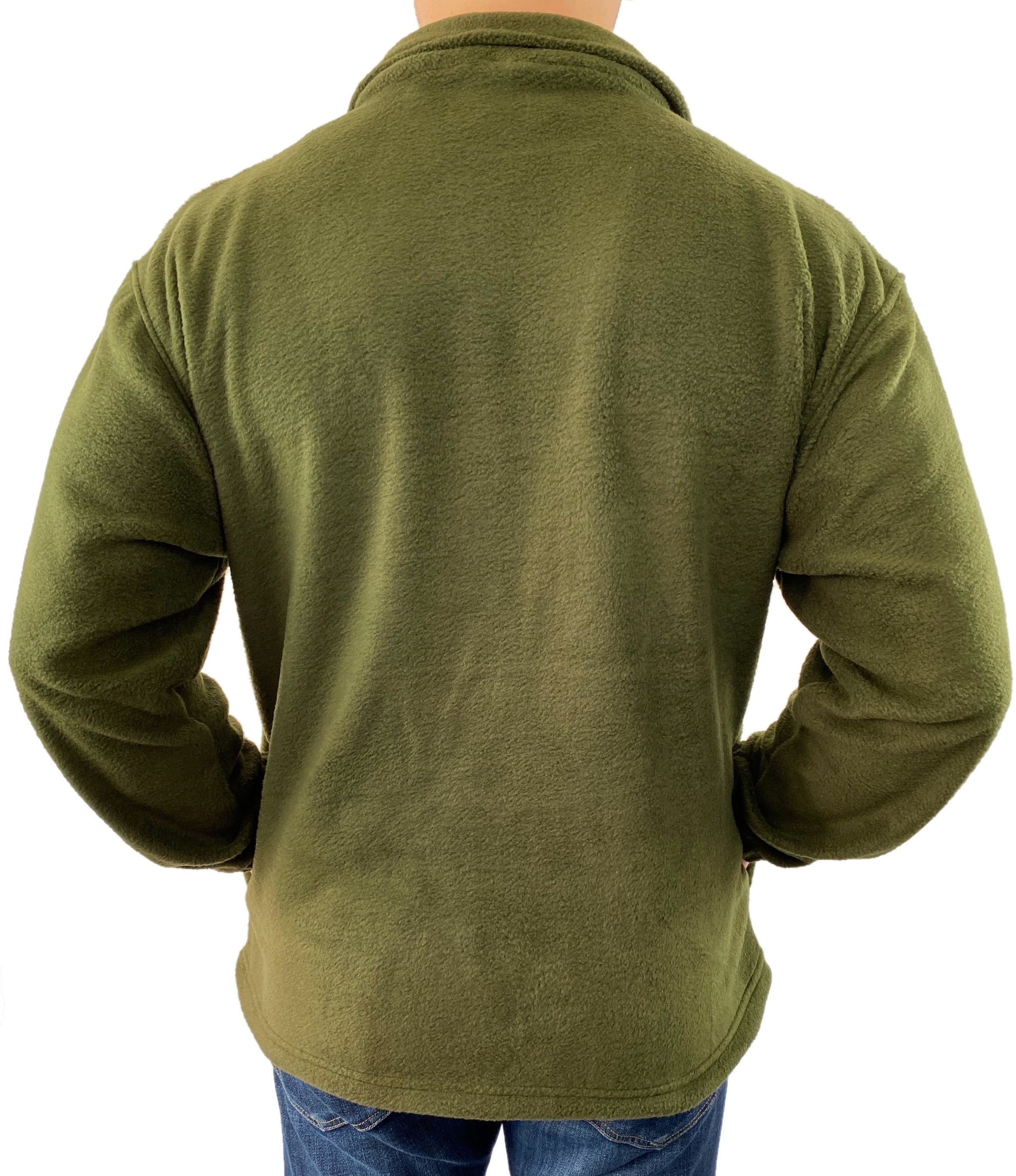 Marines Polar Fleece Quarter-Zip Jacket Made in America By